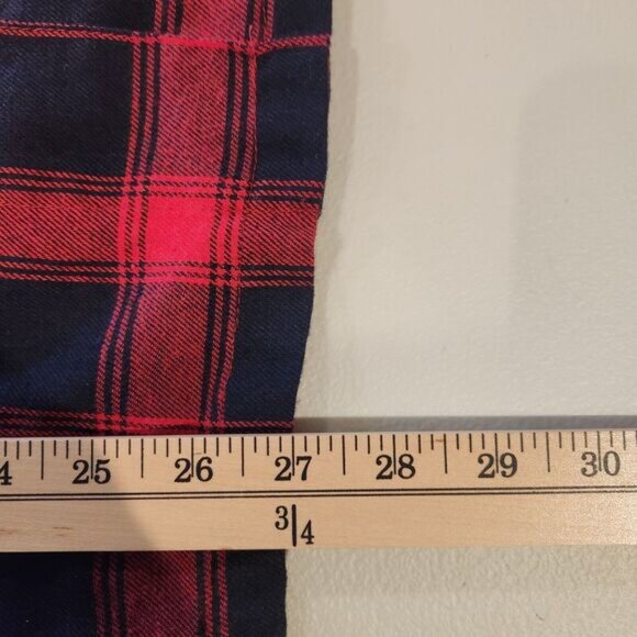 Altar'd State Womens Red Black Fair Isle Trimmed Button Up Shirt Size M Western - Picture 10 of 12